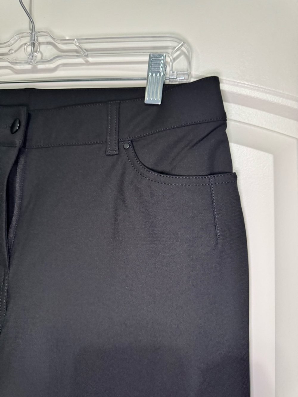 Lululemon City Sleek 5 Pocket Wide-Leg High Rise 7/8 Length Pant in Black - Picture 3 of 12